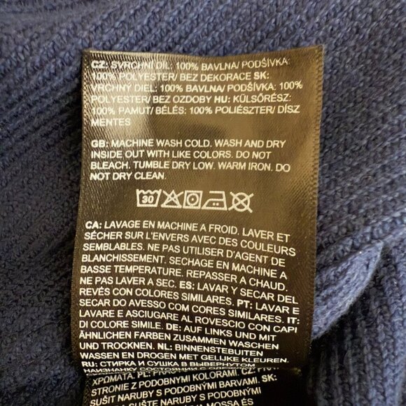 NWT The North Face Valley Twill Flannel Shirt Mens XL Summit Navy Outdoor Preppy - Picture 16 of 16